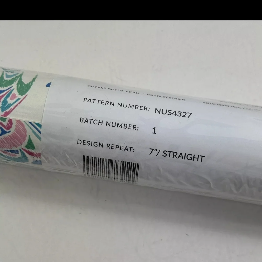 NEW Colorful Patterned Removable Wallpaper Rolls